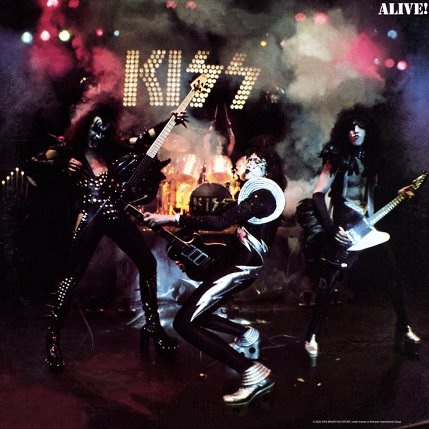 Kiss Alive Poster 1975 Rock n Roll Band Vinyl Record Album Cover Cool Wall Art Print Poster 12x12