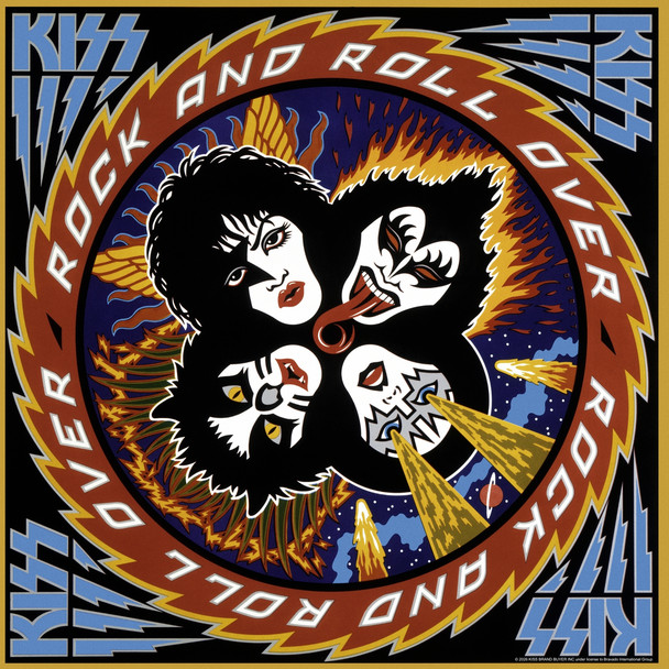 Kiss Rock and Roll Over Album Cover Poster 12x12