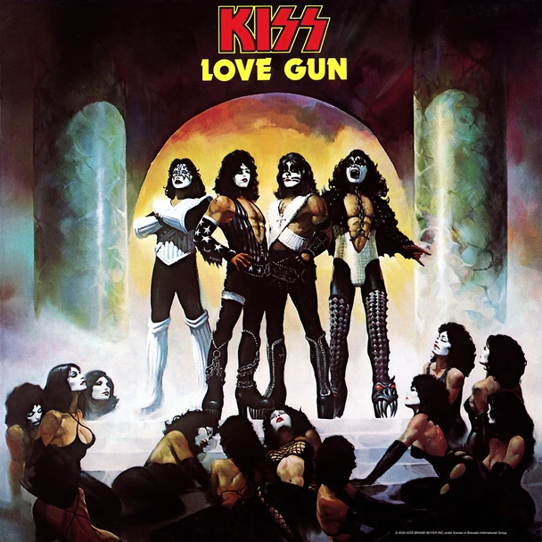 Kiss Love Gun Album Cover Poster 12x12