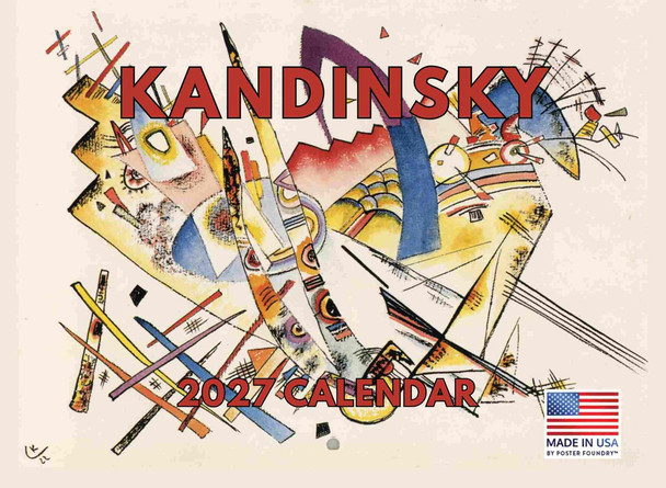 Wassily Kandinsky Calendar 2027 Monthly Wall Calender 12 Month