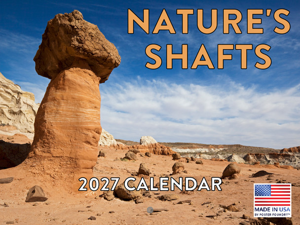 Nature's Shafts Calendar 2027 Funny