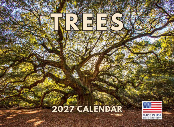 Tree Calendar 2027 Monthly Wall Calender 12 Month