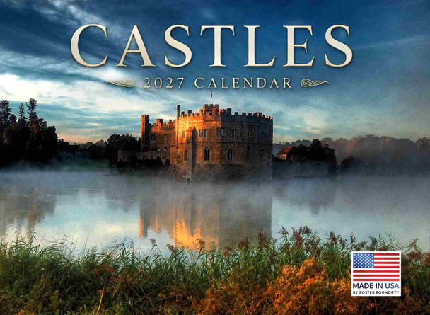 Castle Calendar 2027 Monthly Wall Calender 12 Month