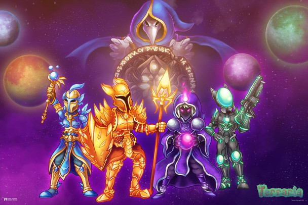 Terraria Lunar Game Wall Art Cool Wall Art Print Poster 16x24