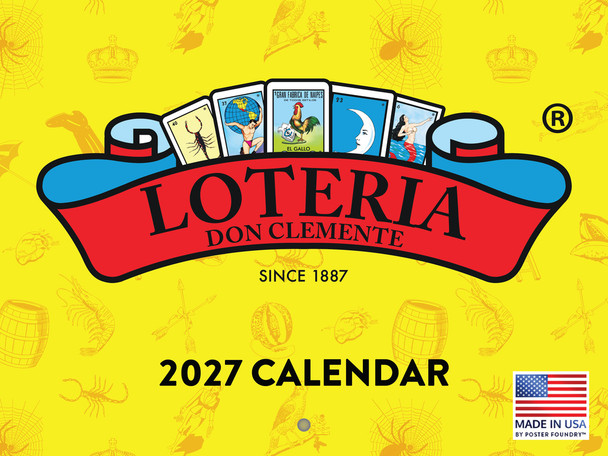 Loteria Calendar 2027 Wall Monthly