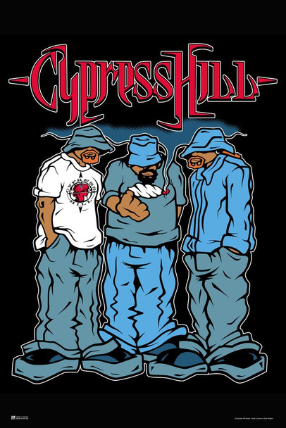 Laminated Cypress Hill Poster Retro Music Art Merch Hip Hop Decor Poster Dry Erase Wall Art 16x24