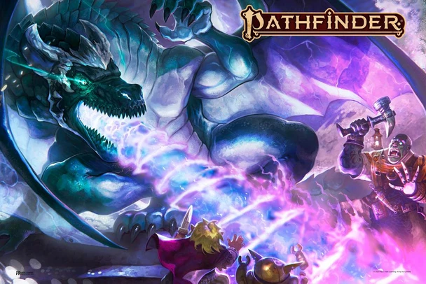 Laminated Pathfinder Dragons Breath Poster Dry Erase Wall Art 16x24