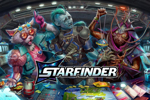 Laminated Starfinder Galaxy Adventures Poster Dry Erase Wall Art 16x24