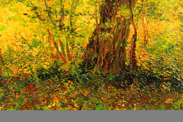 Vincent Van Gogh Tree Surrounded By Red Poppies Van Gogh Wall Art Impressionist Painting Style Nature Spring Flower Wall Decor Landscape Field Forest Poster Cool Wall Art Print Poster 18x12