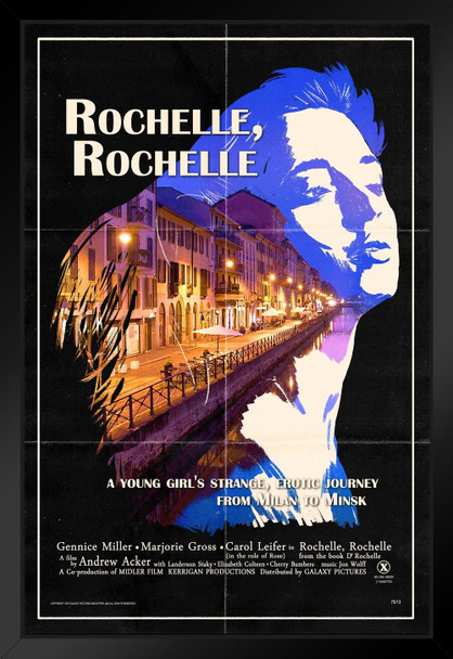 Rochelle Rochelle Movie TV Black Wood Framed Art Poster 14x20