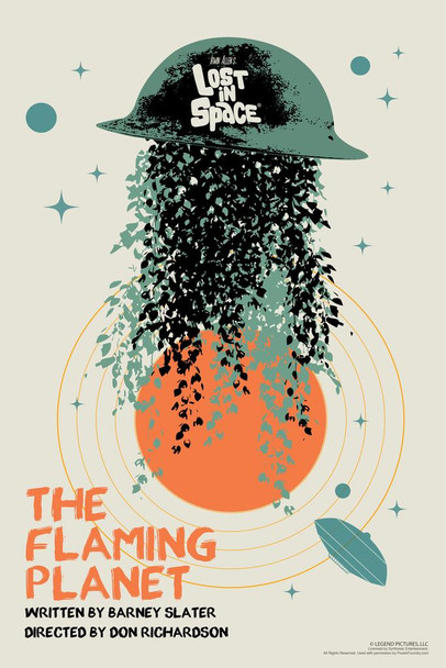 Lost In Space The Flaming Planet by Juan Ortiz Episode 81 of 83 Art Print Cool Huge Large Giant Poster Art 36x54