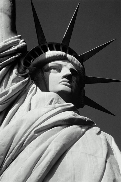 Statue of Liberty New York City Extreme Close Up Photo Photograph Cool Wall Decor Art Print Poster 24x36