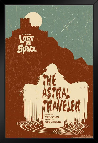 Lost In Space The Astral Traveler by Juan Ortiz Episode 58 of 83 Art Print Black Wood Framed Poster 14x20