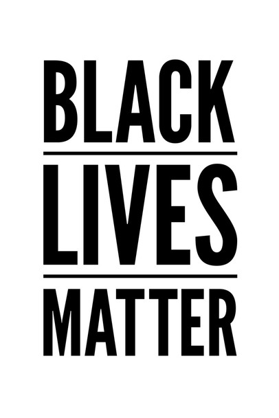 Black Lives Matter Movement Motivational Inspirational Racial Harmony Equality Civil Rights b/w Cool Wall Decor Art Print Poster 12x18