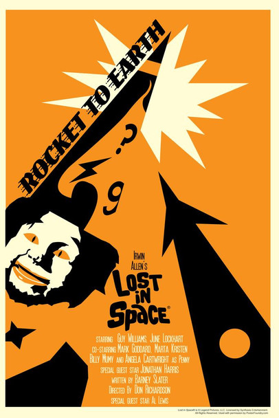 Lost In Space Rocket To Earth by Juan Ortiz Episode 50 of 83 Cool Wall Decor Art Print Poster 24x36