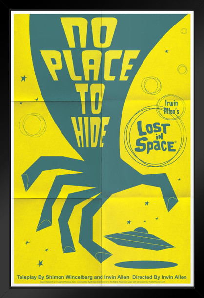Lost In Space Pilot No Place to Hide by Juan Ortiz Art Print Black Wood Framed Poster 14x20
