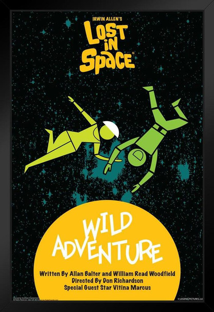 Lost In Space Wild Adventure by Juan Ortiz Art Print Black Wood Framed Poster 14x20