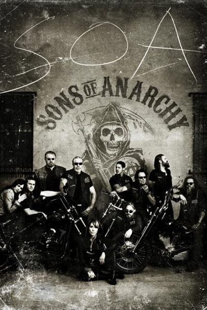 Sons of Anarchy Vintage Cool Wall Decor Art Print Poster 24x36