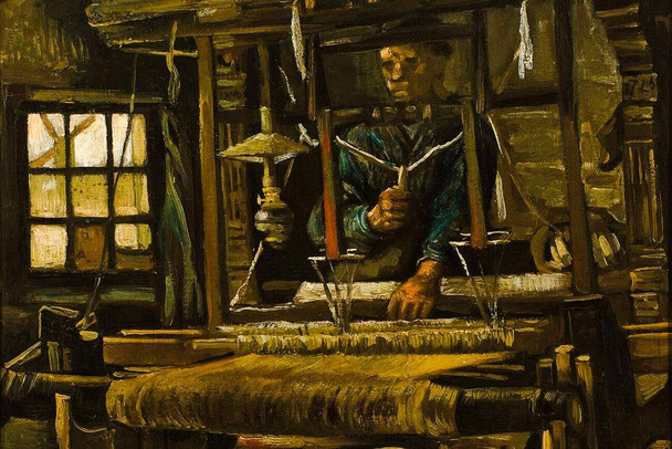 Vincent Van Gogh A Weavers Cottage 1884 Post Impressionist Oil On Canvas Painting Cool Wall Art Print Poster 24x36