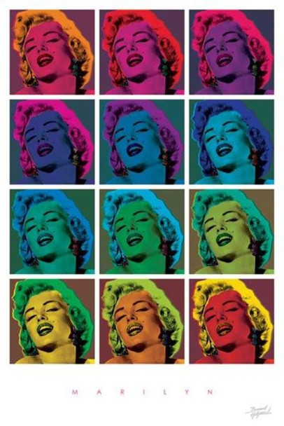 Bernard of Hollywood Marilyn Monroe Pop Art Cool Wall Decor Art Print Poster 24x36