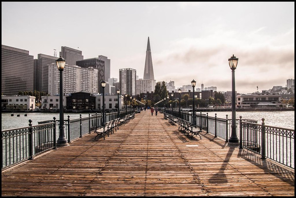 Pier 7 in San Francisco California Photo Art Print Cool Huge Large Giant Poster Art 54x36