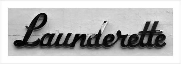 Laundrette Poster 38x13 inch