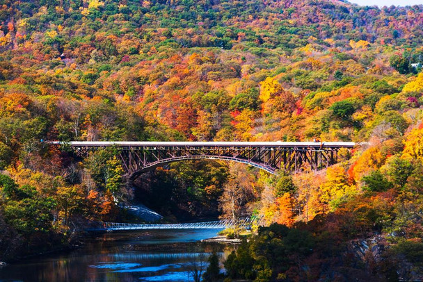 Bear Mountain State Park Bridge Above River Photo Photograph C Cool Huge Large Giant Poster Art 54x36