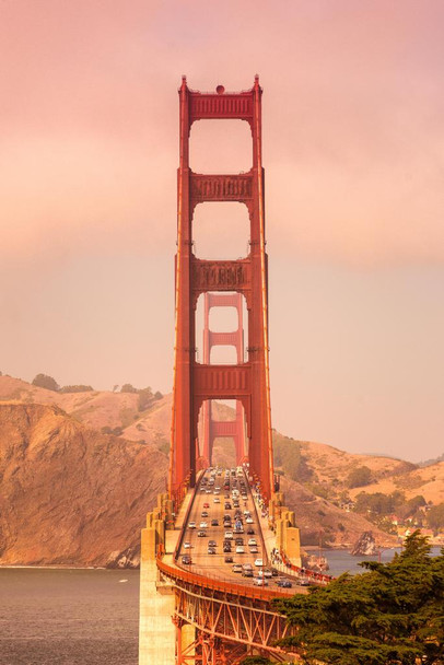 Golden Gate Bridge San Francisco California Photo Art Print Cool Huge Large Giant Poster Art 36x54