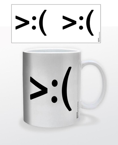 Emoticon Angry Coffee Mug