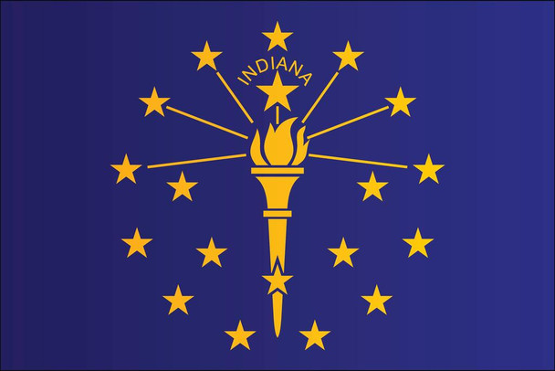Indiana State Flag Cool Huge Large Giant Poster Art 36x54