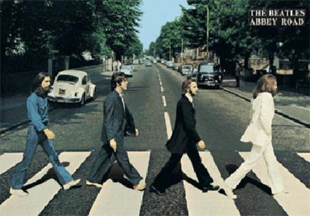 Beatles Abbey Road Lenticular 3D Poster 26.5x18.5