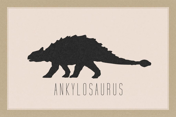 Laminated Dinosaur Ankylosaurus Tan Dinosaur Poster For Kids Room Dino Pictures Bedroom Dinosaur Decor Dinosaur Pictures For Wall Dinosaur Wall Art Prints for Walls Poster Dry Erase Sign 12x18