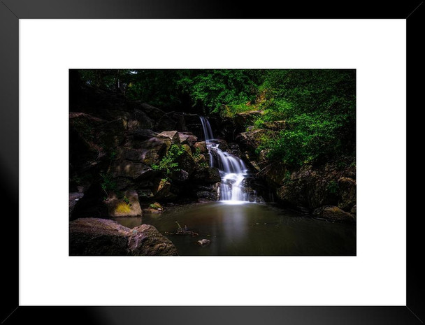 North Woods In Spring by Chris Lord Photo Matted Framed Art Print Wall Decor 20x26 inch