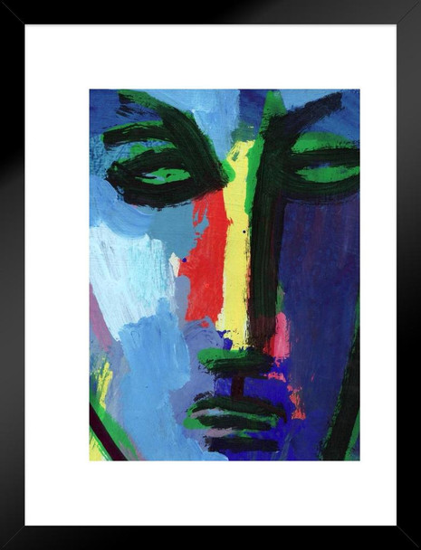 Mask Abstract Expressionism Fine Art Print Picasso Wall Art Cubism Surrealism Artwork Style Abstract Symbolist Oil Painting Canvas Home Decor Matted Framed Art Wall Decor 20x26