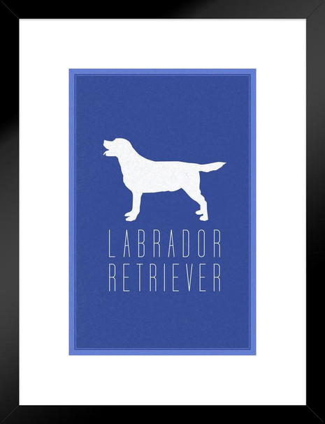 Dogs Labrador Retriever Lab Blue Dog Posters For Wall Funny Dog Wall Art Dog Wall Decor Dog Posters For Kids Bedroom Animal Wall Poster Cute Animal Posters Matted Framed Art Wall Decor 20x26