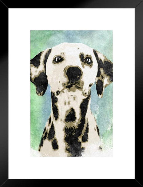 Dogs Dalmation Painting Color Splash Dog Posters For Wall Funny Dog Wall Art Dog Wall Decor Dog Posters For Kids Bedroom Animal Wall Poster Cute Animal Posters Matted Framed Art Wall Decor 20x26