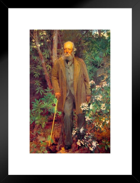 John Singer Sargent Frederick Law Olmsted Realism Sargent Painting Artwork Portrait Wall Decor Oil Painting French Poster Prints Fine Artist Decorative Wall Art Matted Framed Art Wall Decor 20x26