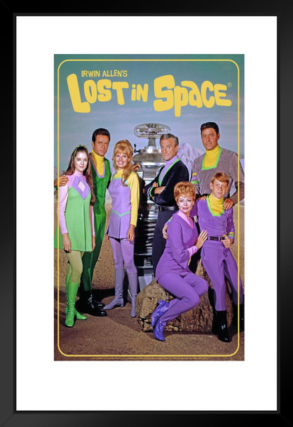 Lost In Space Cast Photo TV Show Matted Framed Wall Art Print 20x26 inch