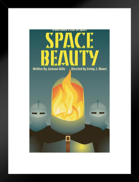 Lost In Space Space Beauty by Juan Ortiz Episode 80 of 83 Matted Framed Art Print Wall Decor 20x26 inch