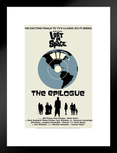 Lost In Space The Epilogue by Juan Ortiz Matted Framed Art Print Wall Decor 20x26 inch