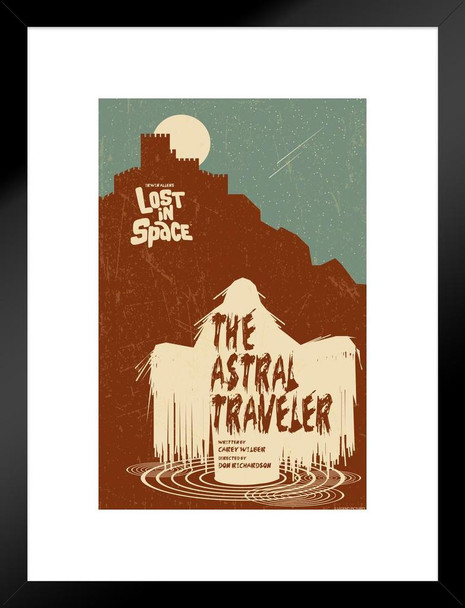 Lost In Space The Astral Traveler by Juan Ortiz Episode 58 of 83 Matted Framed Art Print Wall Decor 20x26 inch