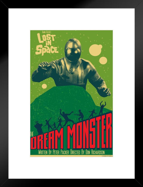 Lost In Space The Dream Monster by Juan Ortiz Episode 43 of 83 Matted Framed Art Print Wall Decor 20x26 inch