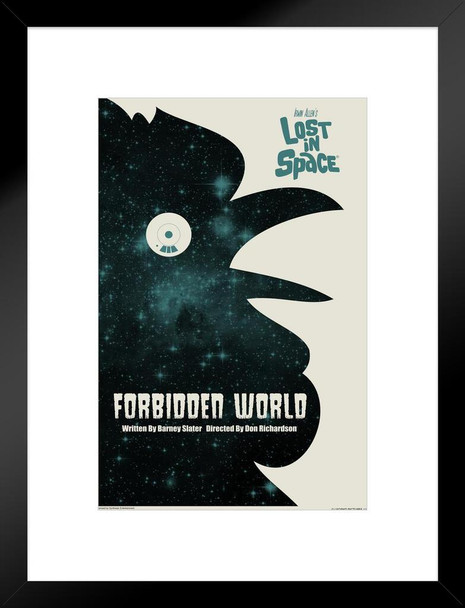 Lost In Space Forbidden World by Juan Ortiz Episode 33 of 83 Matted Framed Art Print Wall Decor 20x26 inch