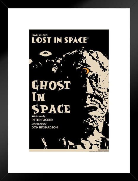 Lost In Space Ghost In Space by Juan Ortiz Episode 19 of 83 Matted Framed Art Print Wall Decor 20x26 inch