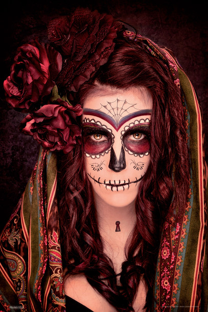 Day of the Dead Santa Muerte Tattoo Cool Wall Decor Art Print Poster 12x18