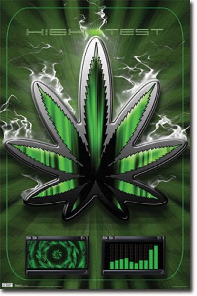 Marijuana High Test Weed College Cool Wall Decor Art Print Poster 22x34