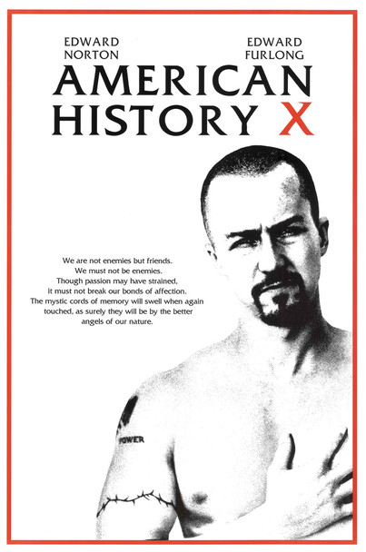 American History X One Sheet Movie Cool Wall Decor Art Print Poster 24x36