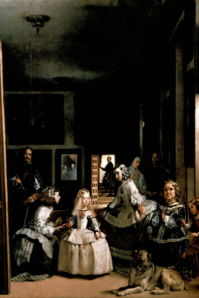 Diego Velazquez Las Meninas The Maids Honour 1656 Oil On Canvas Cool Wall Decor Art Print Poster 12x18