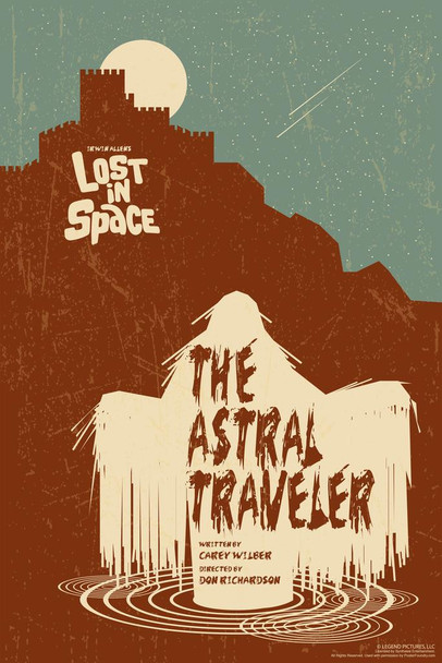 Laminated Lost In Space The Astral Traveler by Juan Ortiz Episode 58 of 83 Art Print Poster Dry Erase Sign 12x18