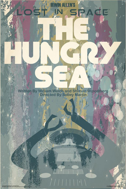 Laminated Lost In Space The Hungry Sea by Juan Ortiz Episode 5 of 83 Art Print Poster Dry Erase Sign 12x18